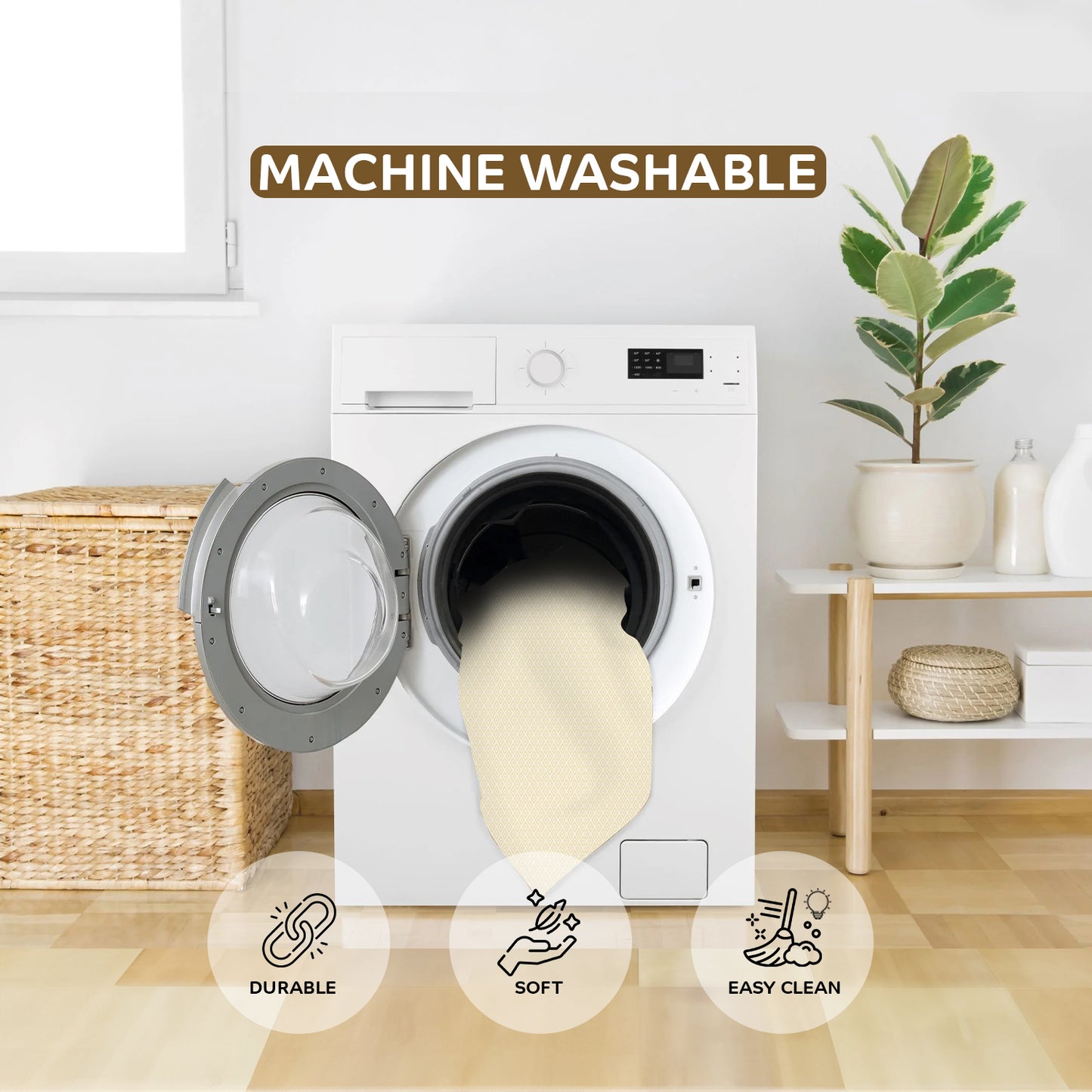 Modern Cream Carpet - Art World Gallery