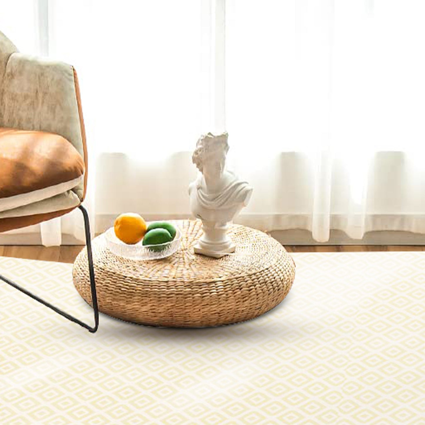 Modern Cream Carpet - Art World Gallery