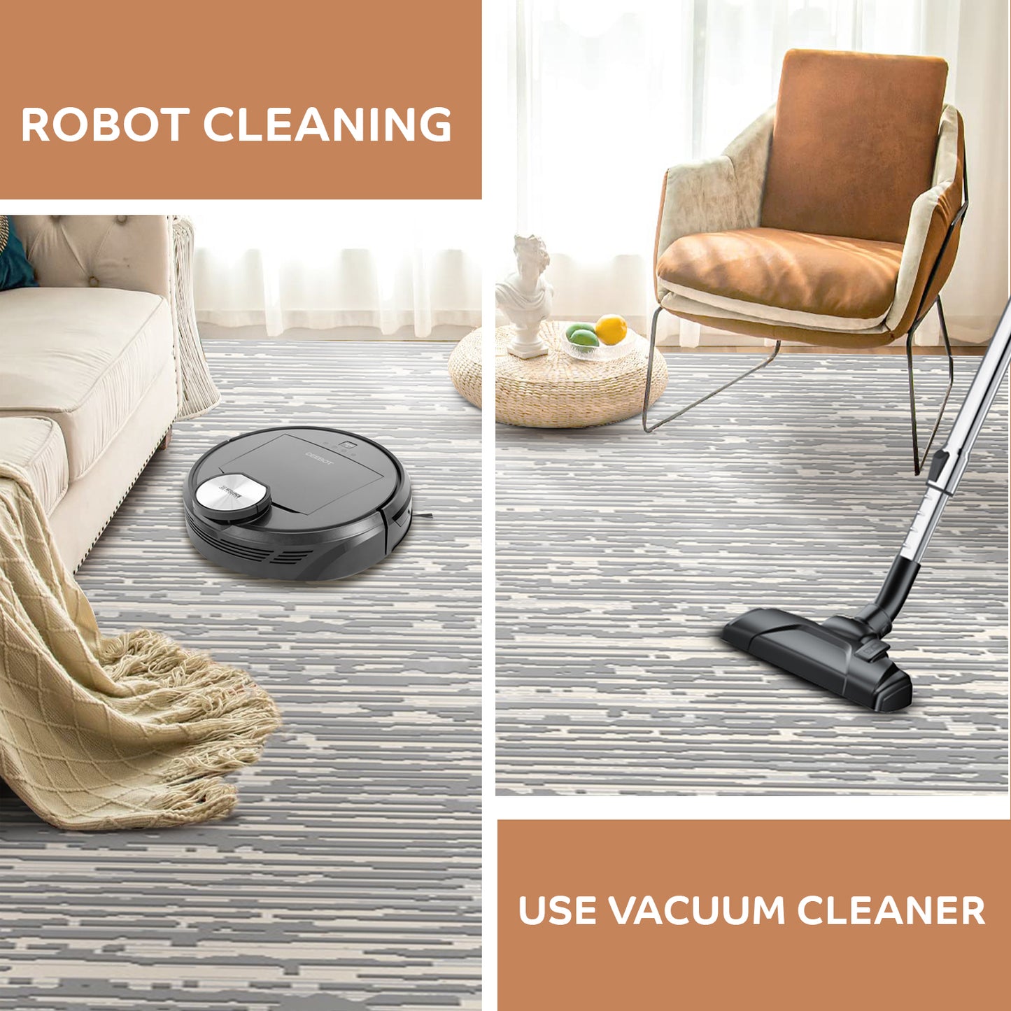 Modern Grey Rectangular Carpet - Art World Gallery