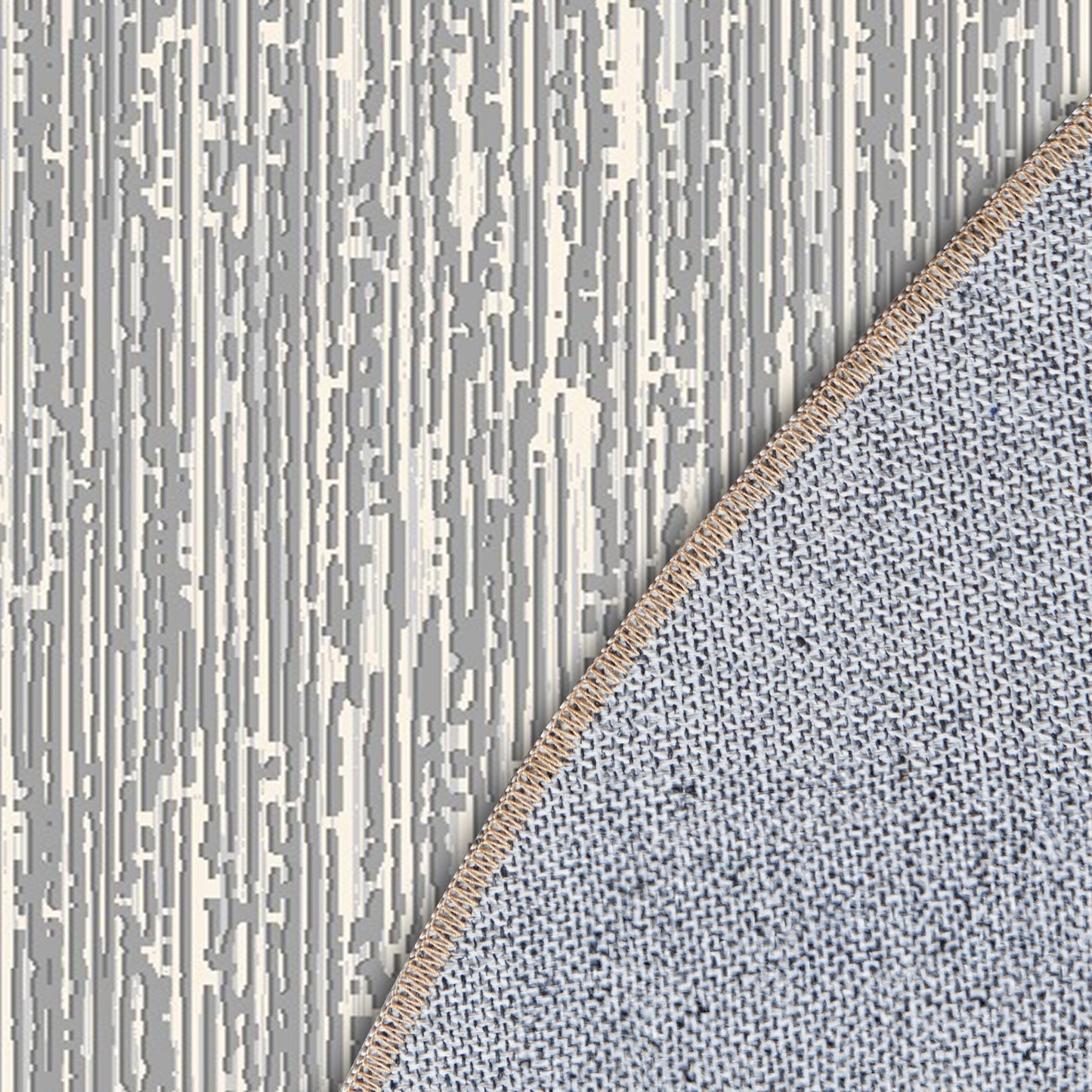 Modern Grey Round Carpet - Art World Gallery