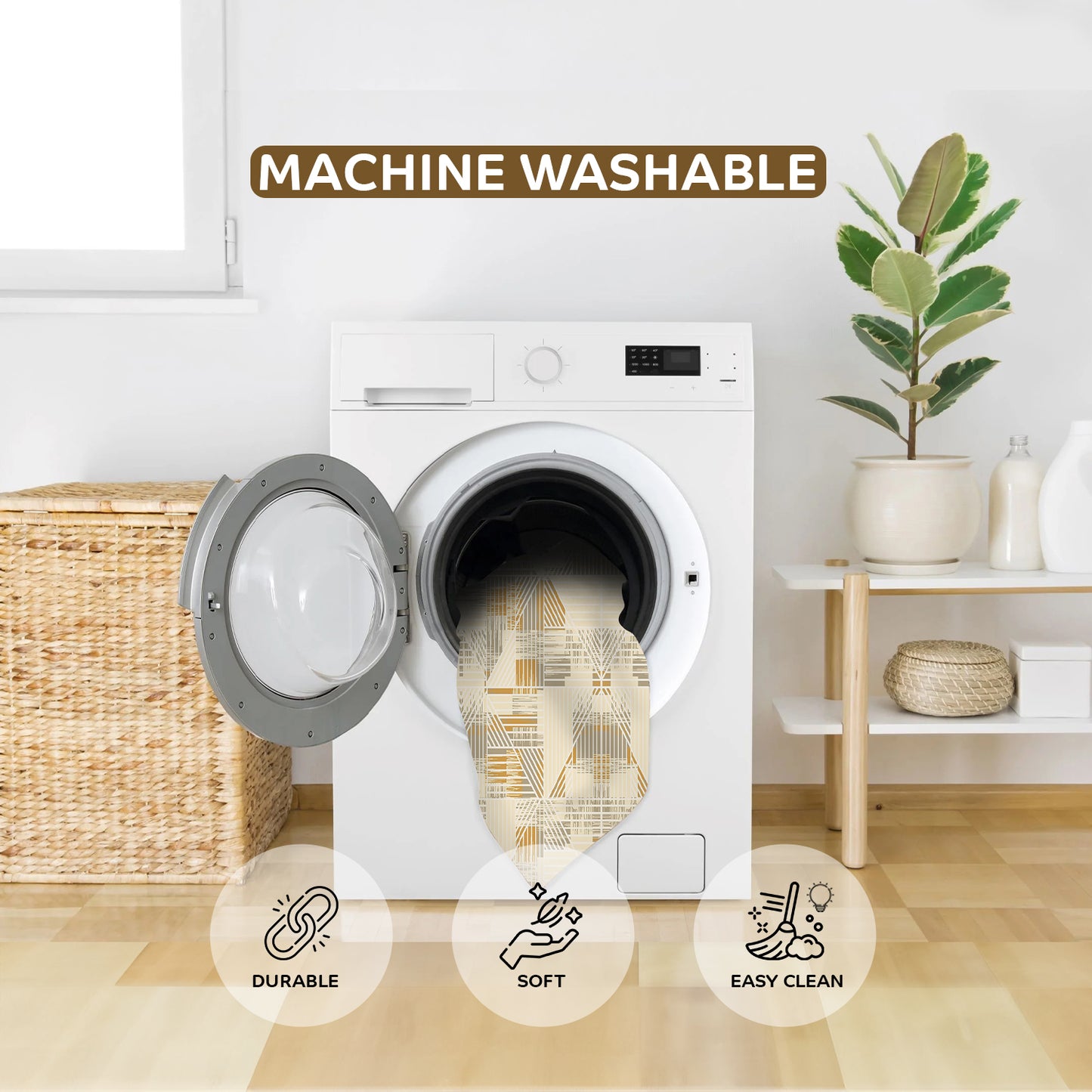 Modern Cream Rug - Art World Gallery