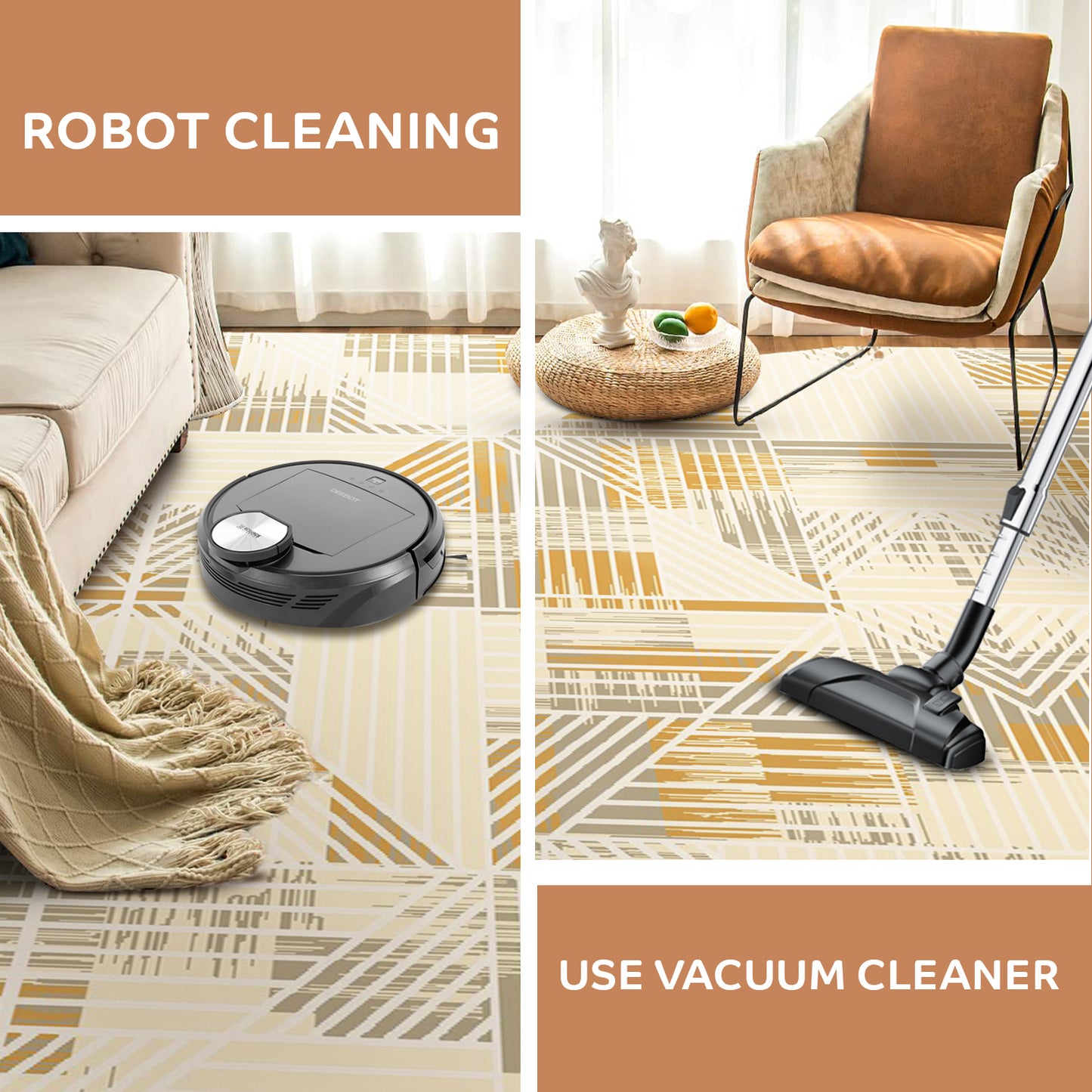 Modern Cream Rug - Art World Gallery