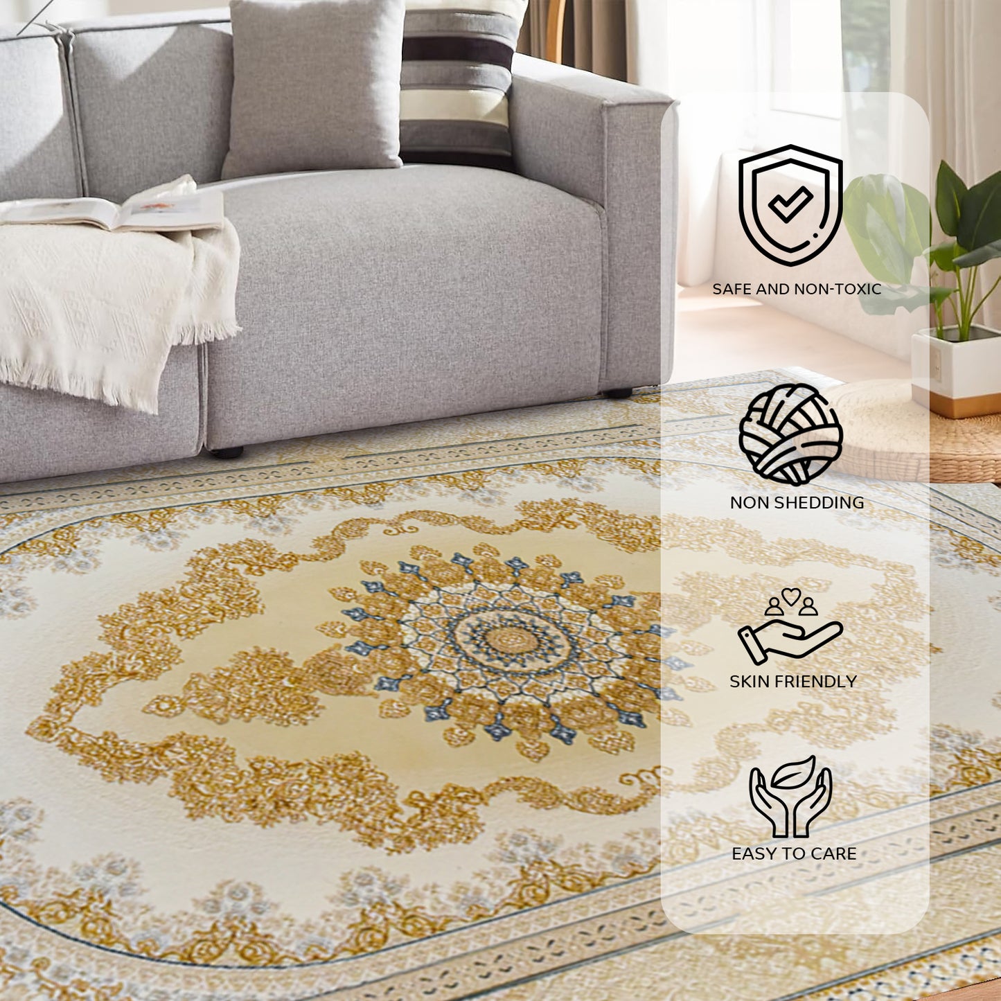 Karen White – Classic First Class Iranian Rug - Art World Gallery