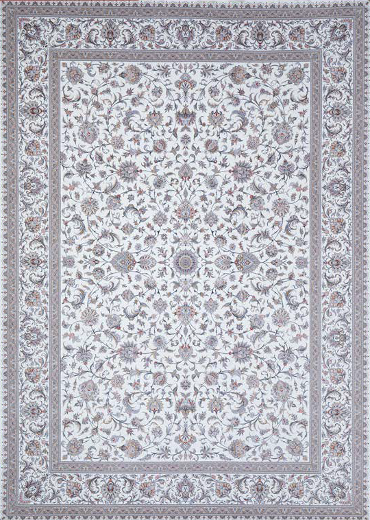 Atlantis Rug – Classic Iranian Elegance in Brown & Cream - Art World Gallery