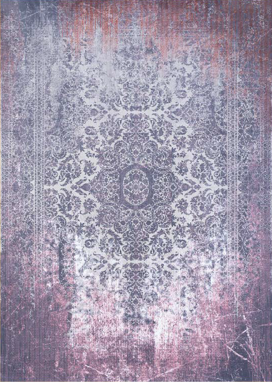 Atlantis Rug – Classic Iranian Elegance in Gray & Cream - Art World Gallery