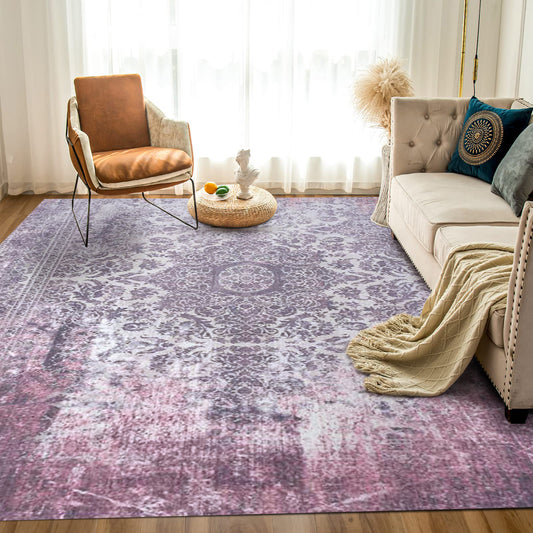 Atlantis Rug – Classic Iranian Elegance in Gray & Cream - Art World Gallery