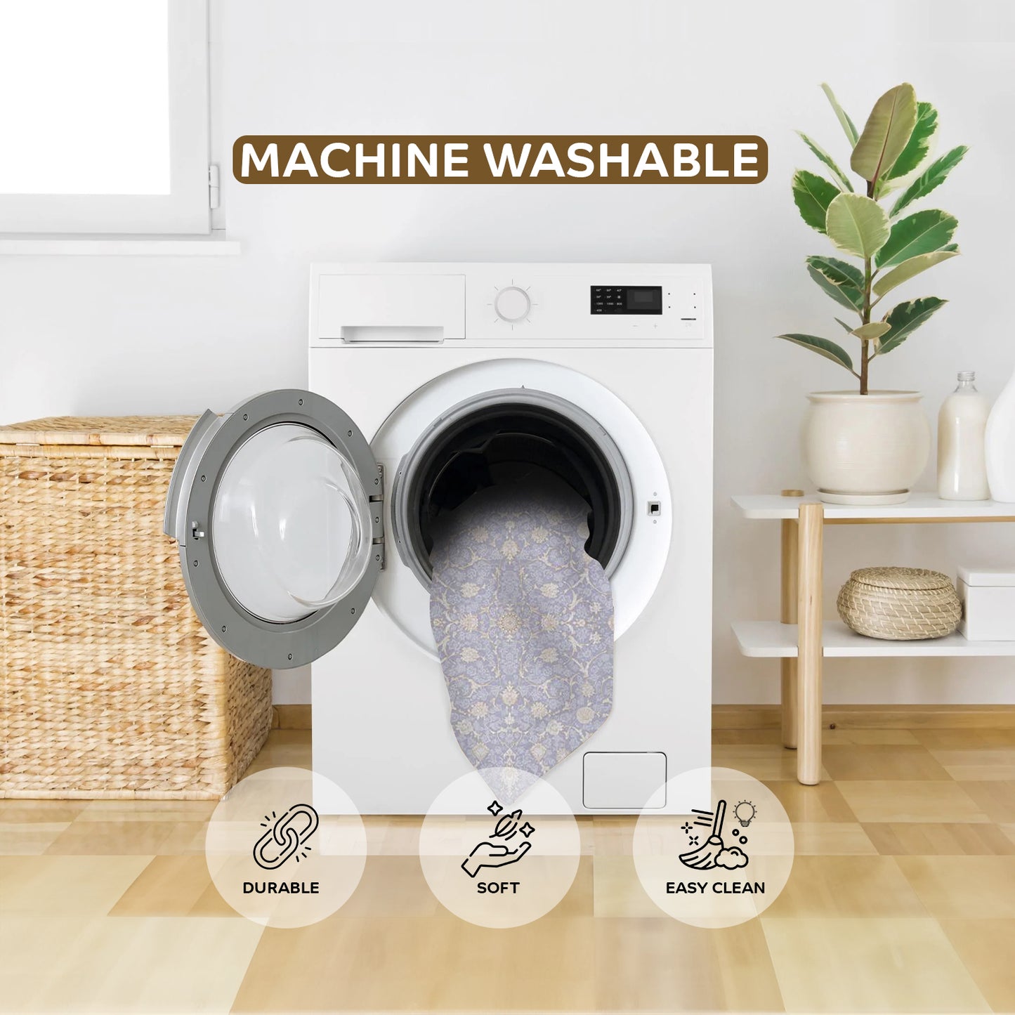 Atlantis Rug – Classic Iranian Elegance in Gray & Cream - Art World Gallery