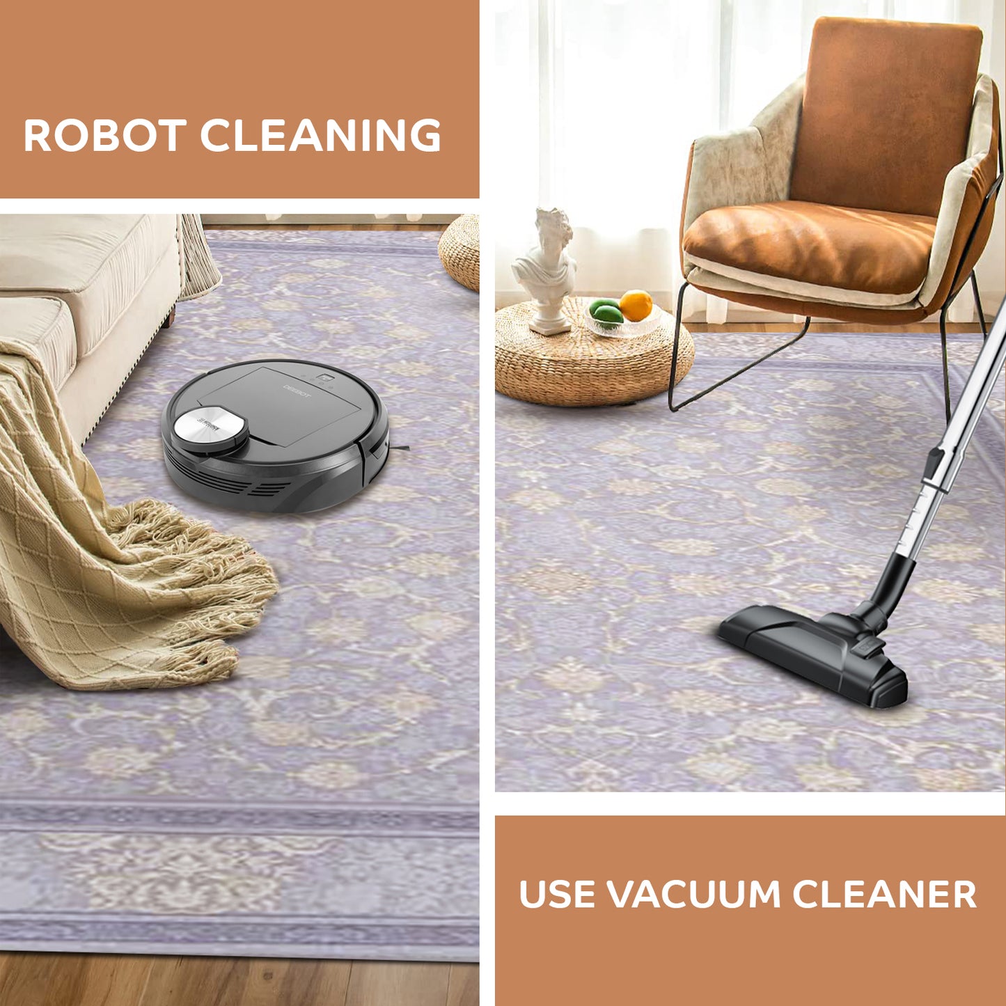 Atlantis Rug – Classic Iranian Elegance in Gray & Cream - Art World Gallery