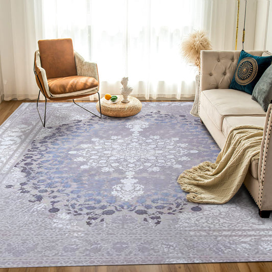 Atlantis Rug – Classic Iranian Elegance in Brown & Cream - Art World Gallery