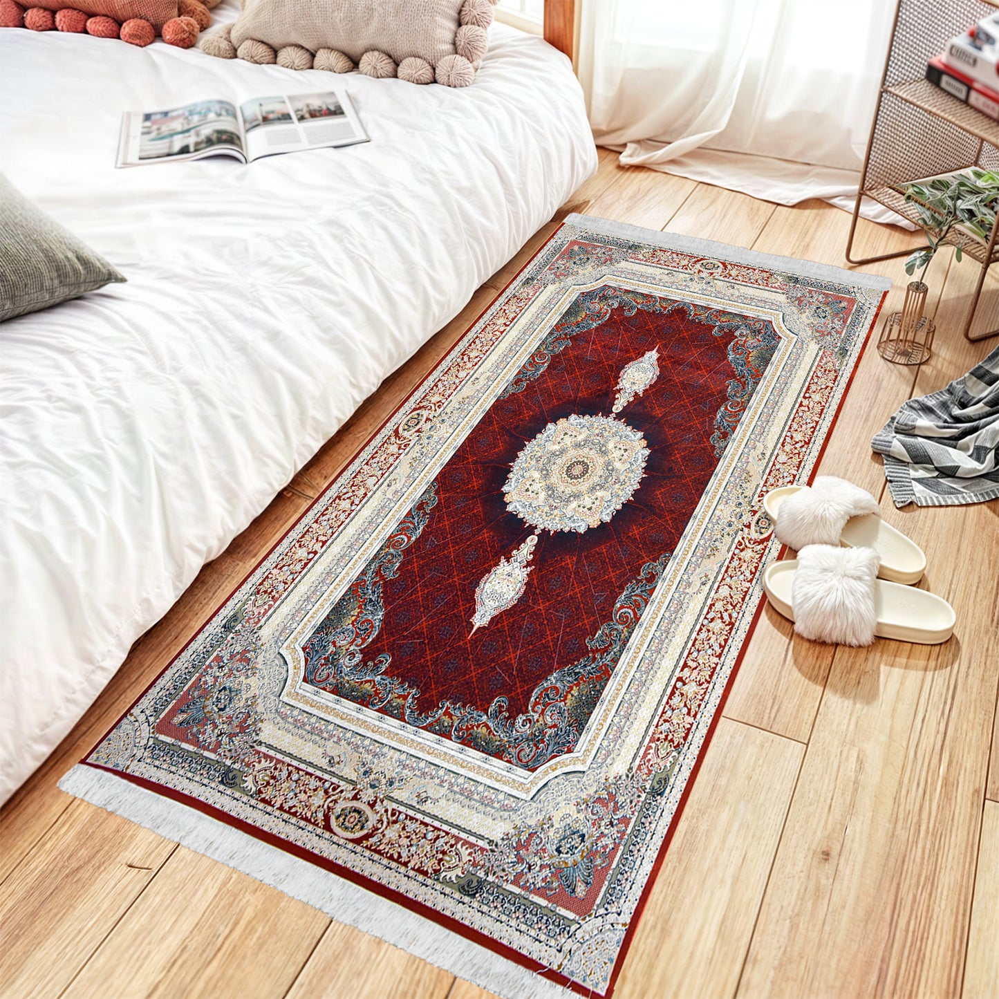 Golsar Red – Classic Iranian Runner - Art World Gallery