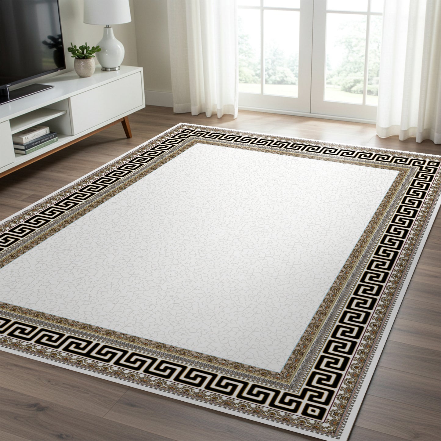 Luxury Persian Rug – Classic Cream - Art World Gallery -