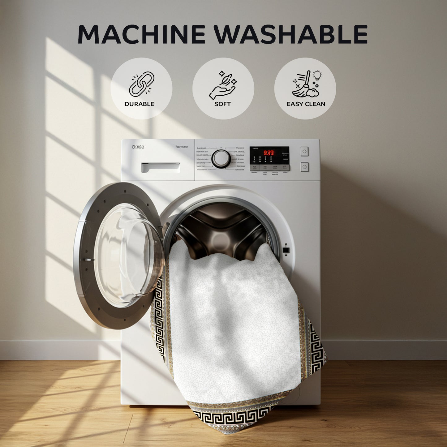 Luxury Persian Rug – Classic Cream - Art World Gallery -