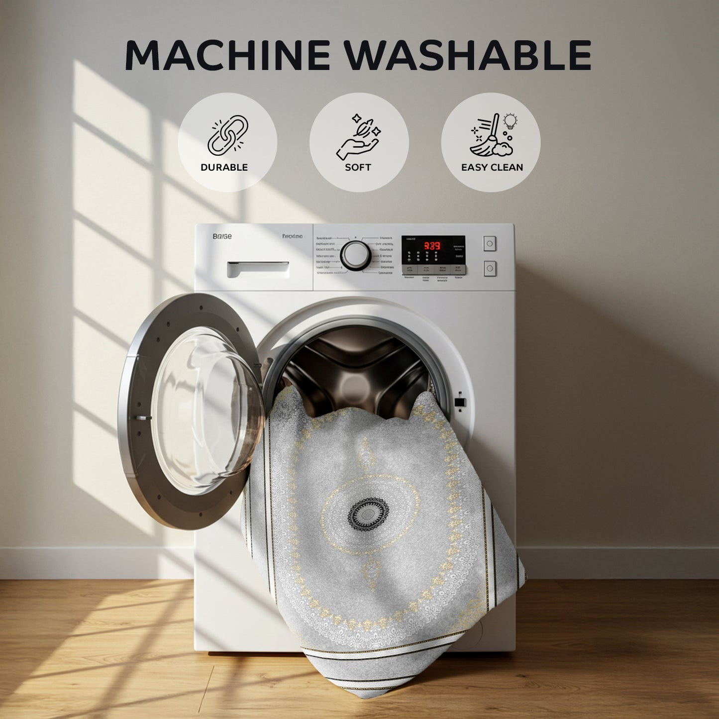 Luxury Persian Rug – Classic Gray - Art World Gallery -