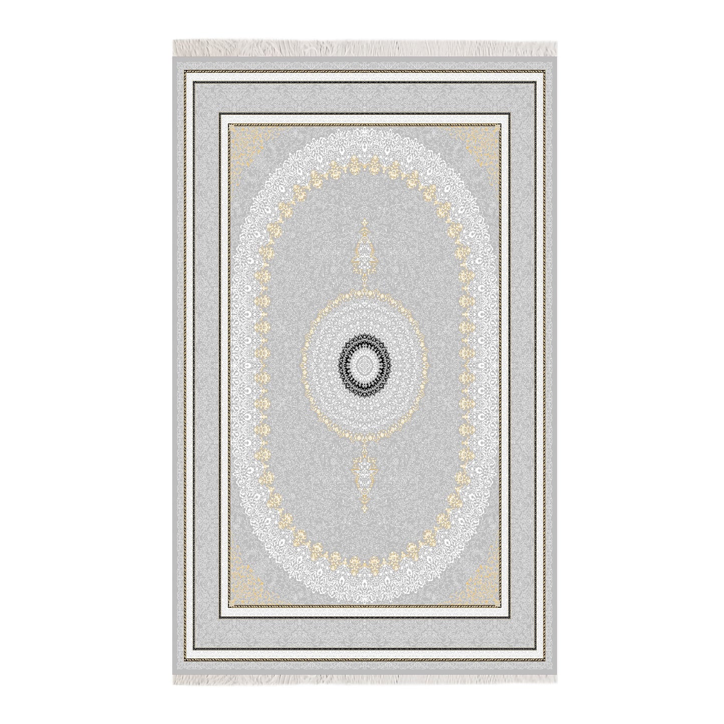 Luxury Persian Rug – Classic Gray - Art World Gallery -
