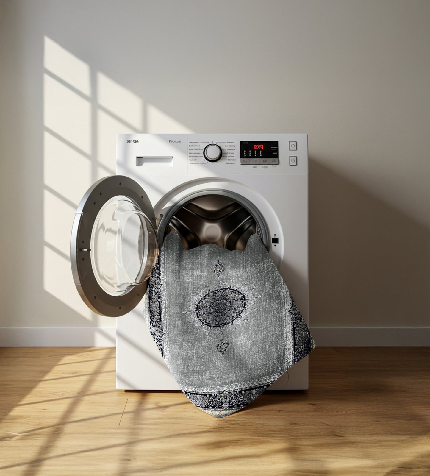 Luxury Persian Rug – Classic Light  Gray - Art World Gallery -