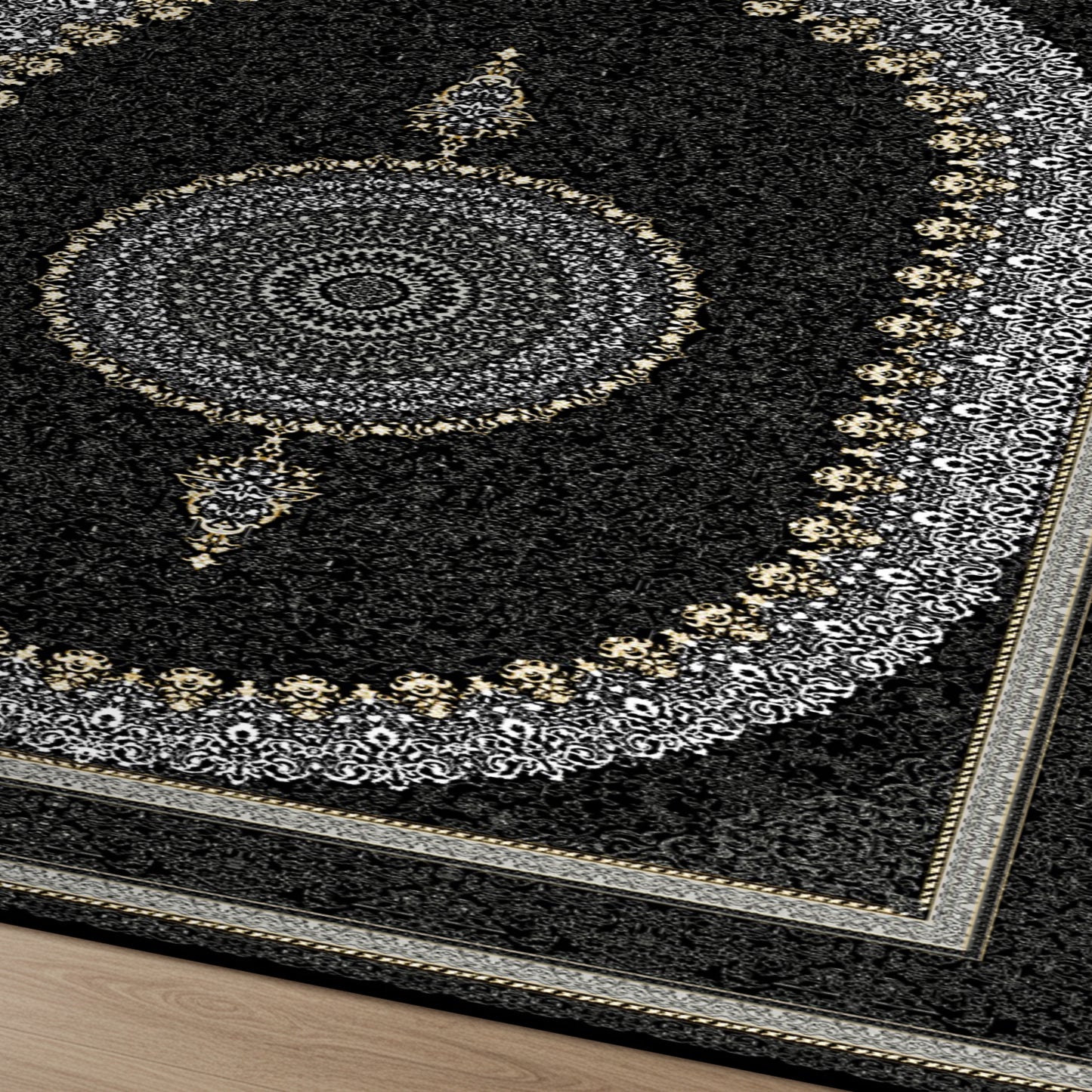 Luxury Persian Rug – Classic Navy - Art World Gallery -