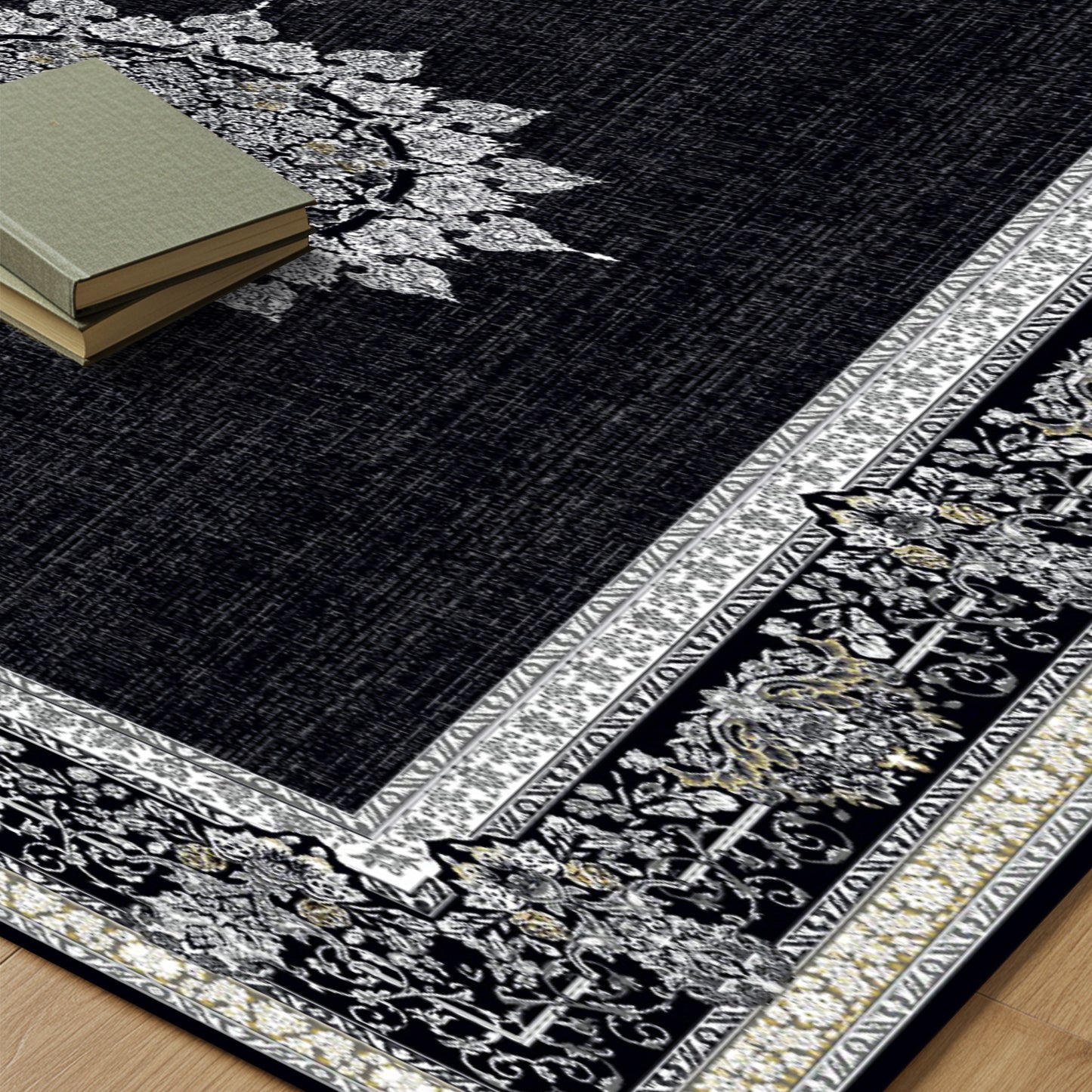 Luxury Persian Rug – Classic Navy - Art World Gallery -