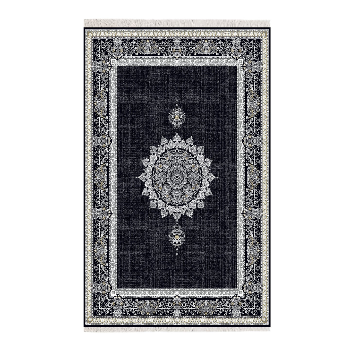 Luxury Persian Rug – Classic Navy - Art World Gallery -