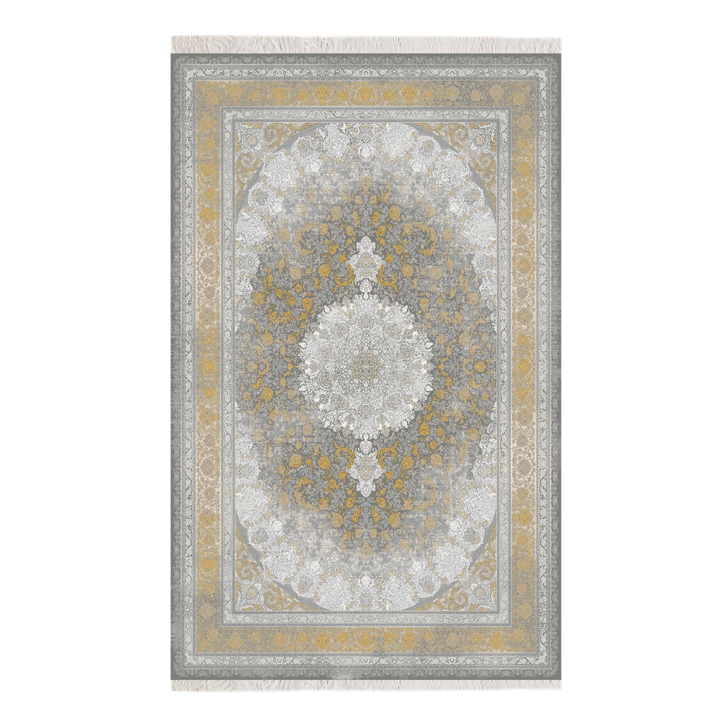 Luxury Persian Rug – Classic Smokey Gold - Art World Gallery -