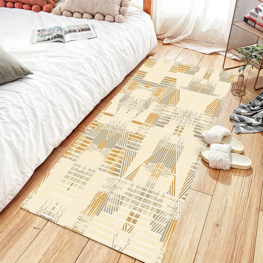 Modern Cream Runner - Art World Gallery