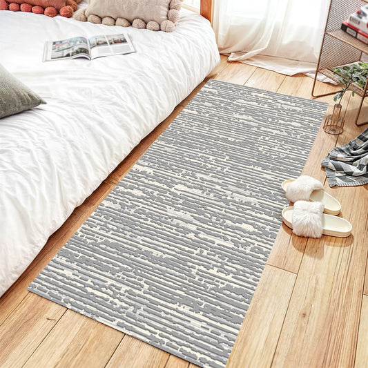 Modern Grey Runner - Art World Gallery