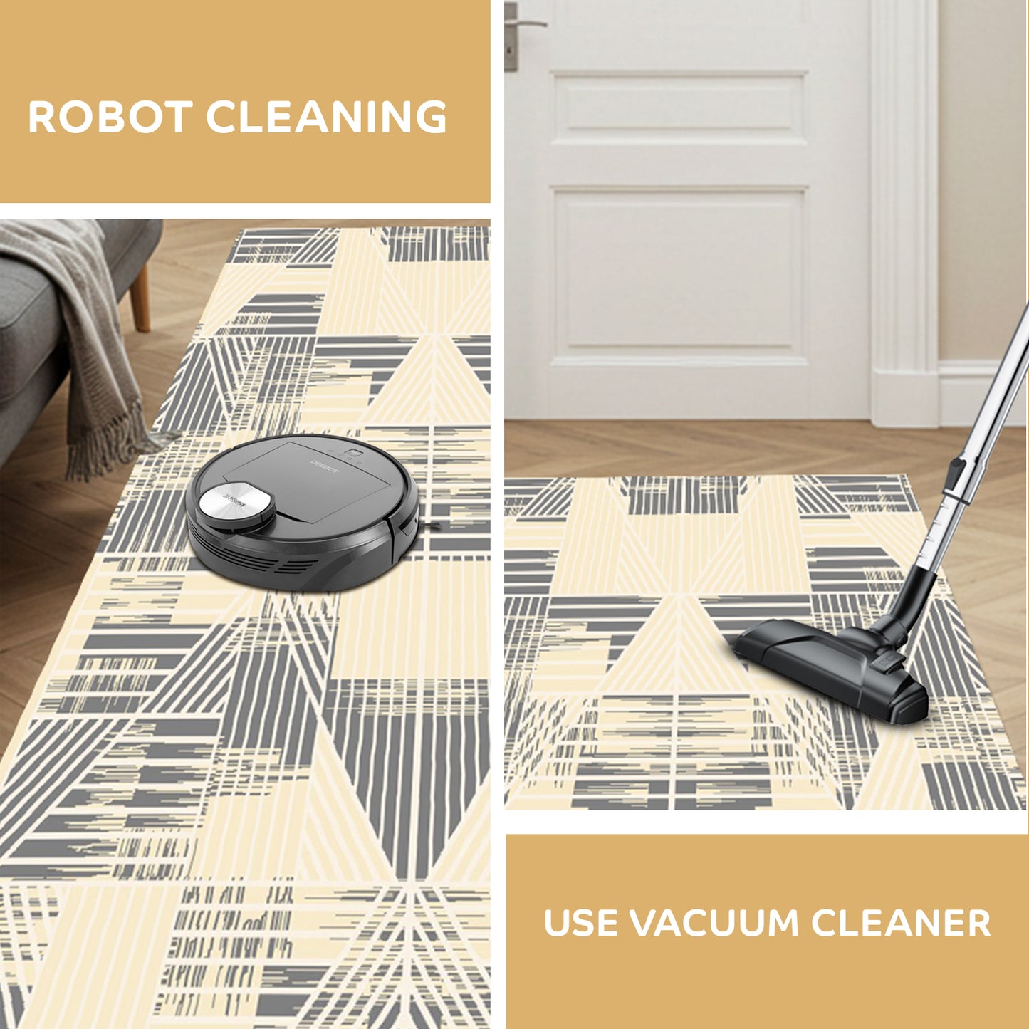 Modern Grey Runner - Art World Gallery