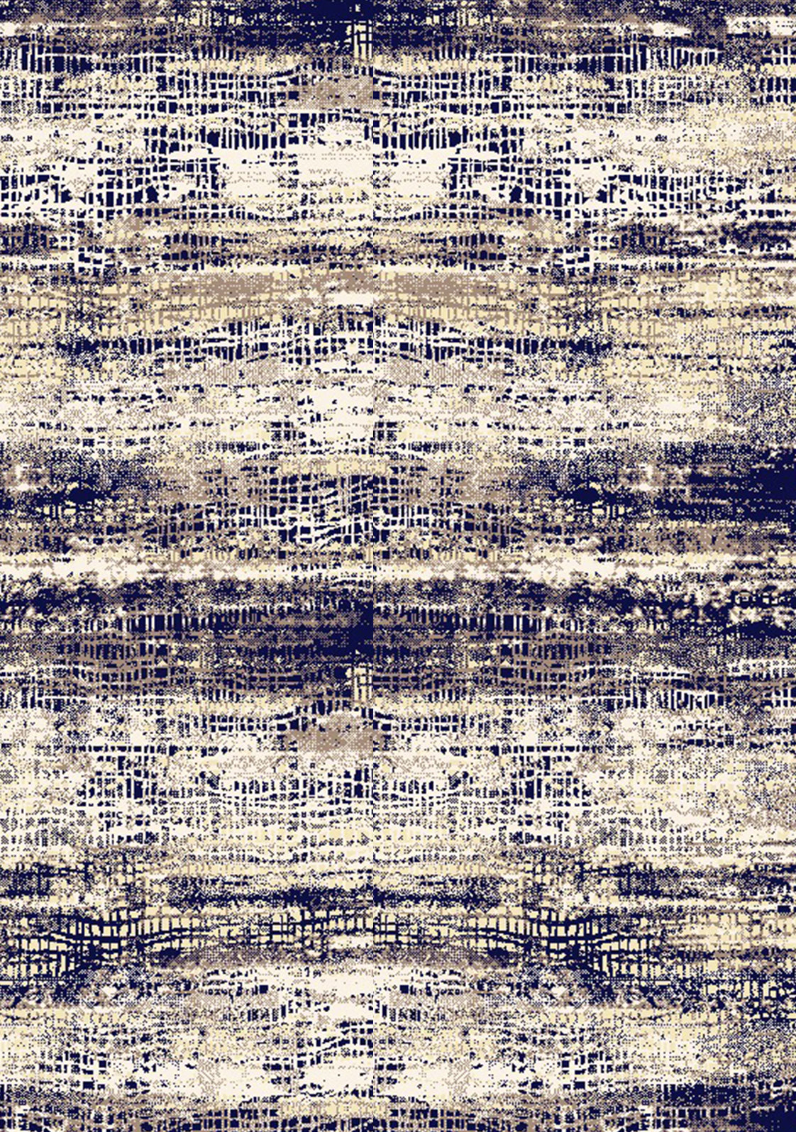 Modern Navy Carpet - Art World Gallery