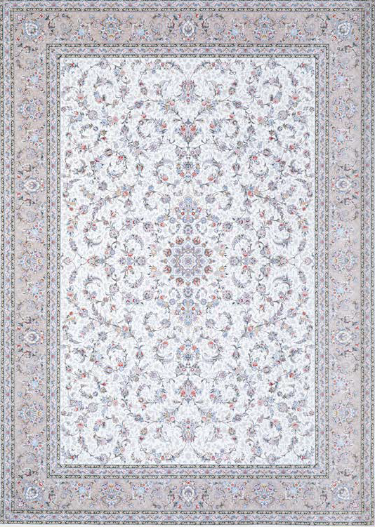 Classic Floral Oriental Rose Rug - Art World Gallery - Art World Gallery