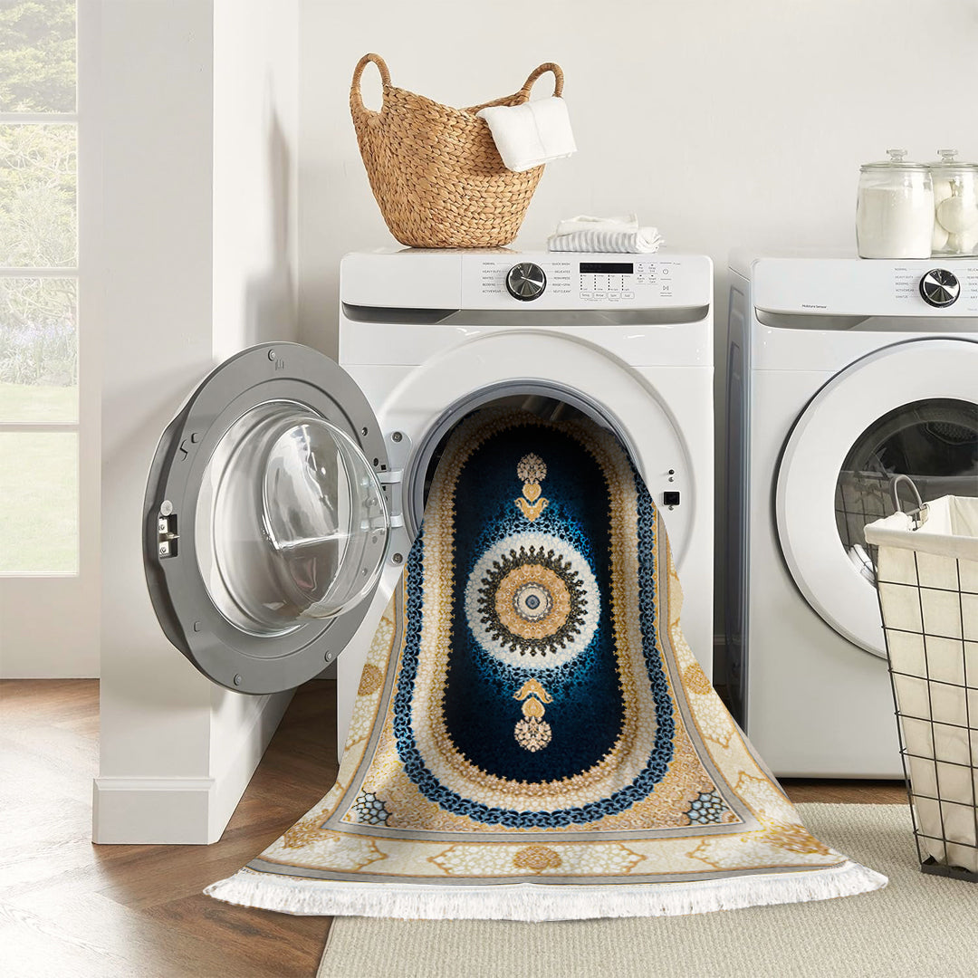 Sadra Blue – Classic Iranian Runner - Art World Gallery