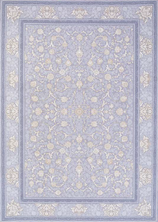 Classic Gray and Beige Area Rug - Art World Gallery